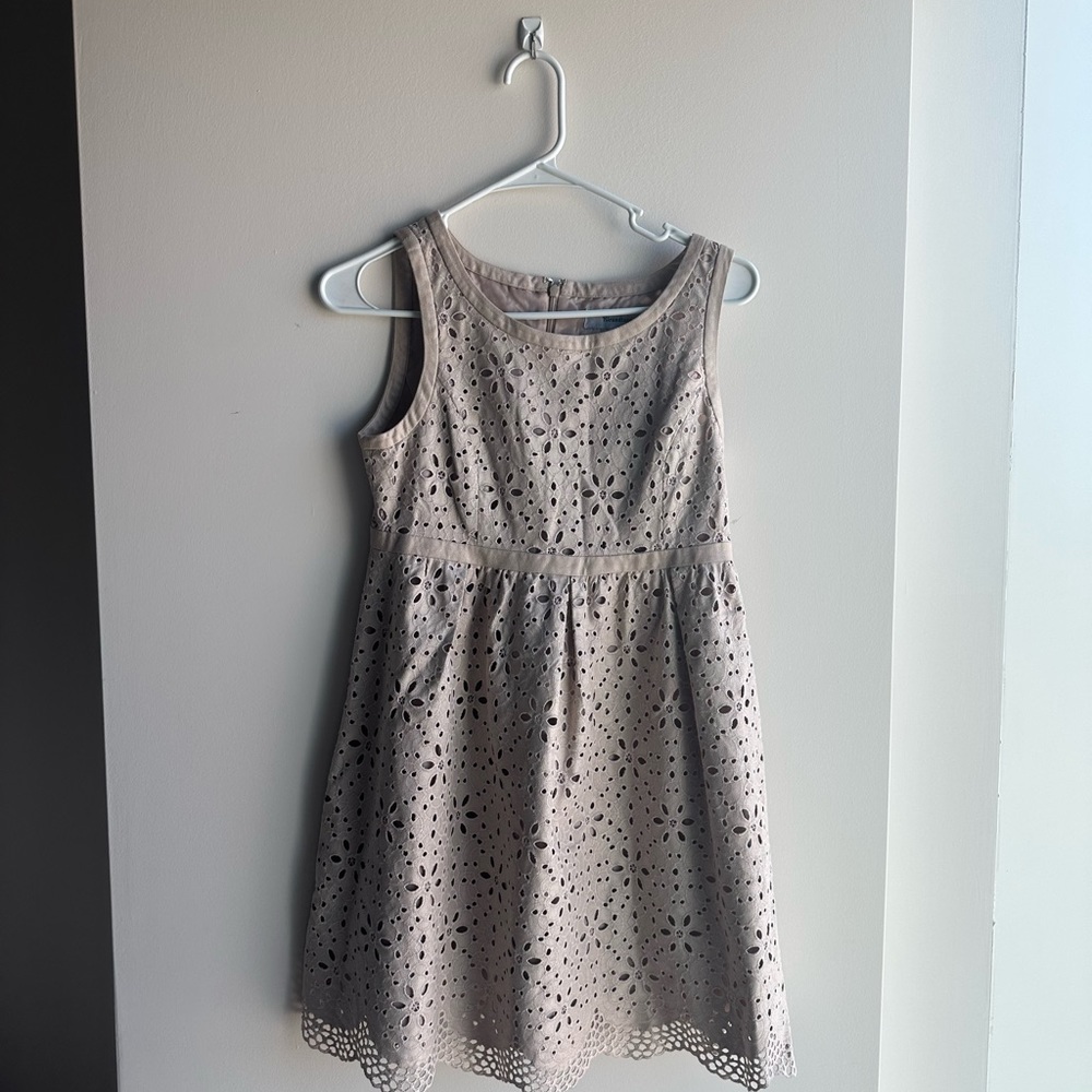 Beige lace dress